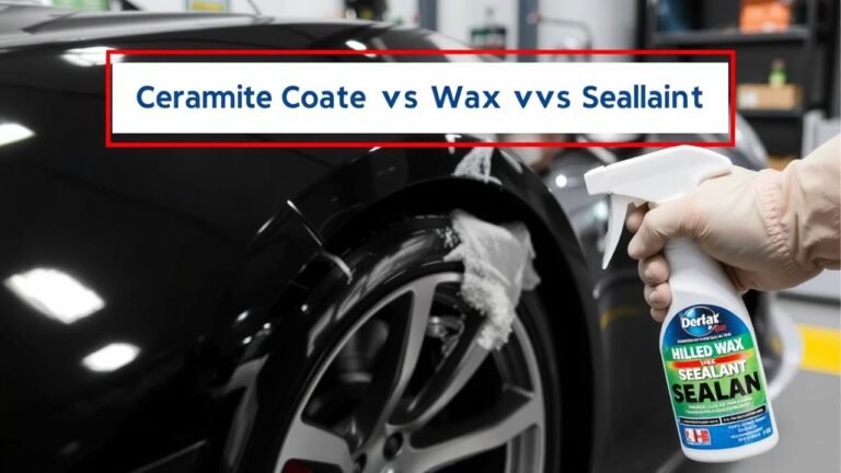 Ceramic coating vs wax vs sealant which protects your car be